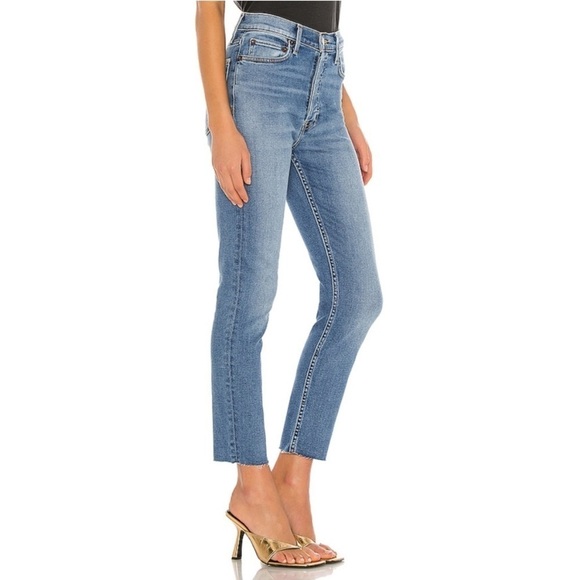 Re/Done High Rise Ankle Crop In Light 22 - Picture 2 of 10